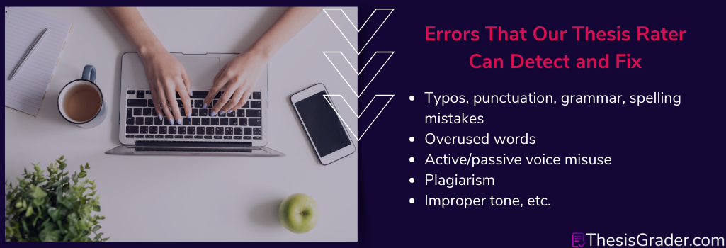 mistakes to fix with thesis rater