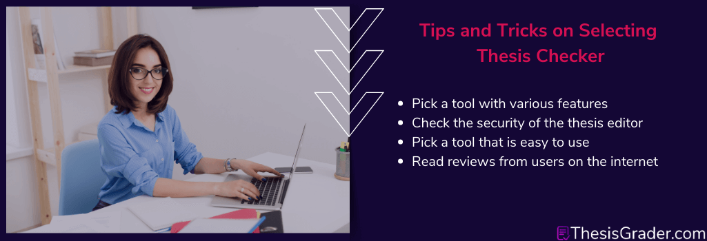 how to choose thesis checker
